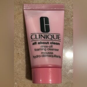 Clinique All About Clean Rinse-Off Foaming Cleanser Mousse - New without box 1oz